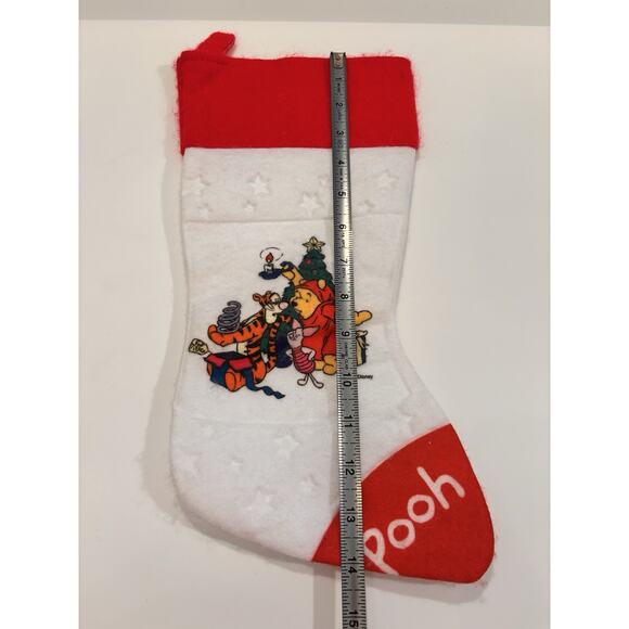 Vintage Disney Winnie The Pooh Christmas Felt Christmas Stocking Tigger Piglet - Picture 4 of 4
